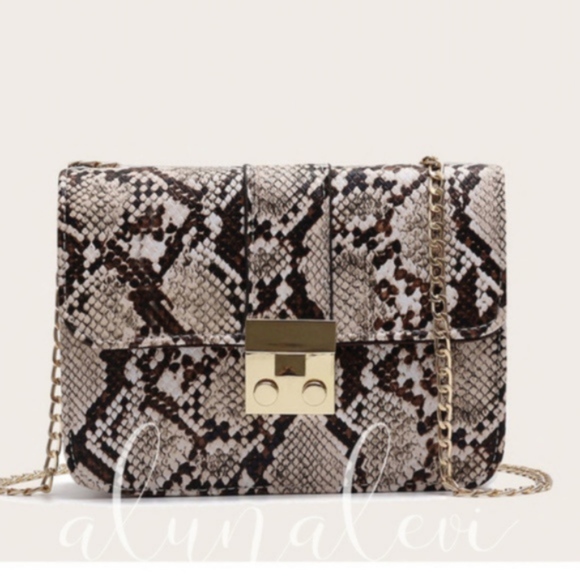 Handbags - Snake Skin Bag   